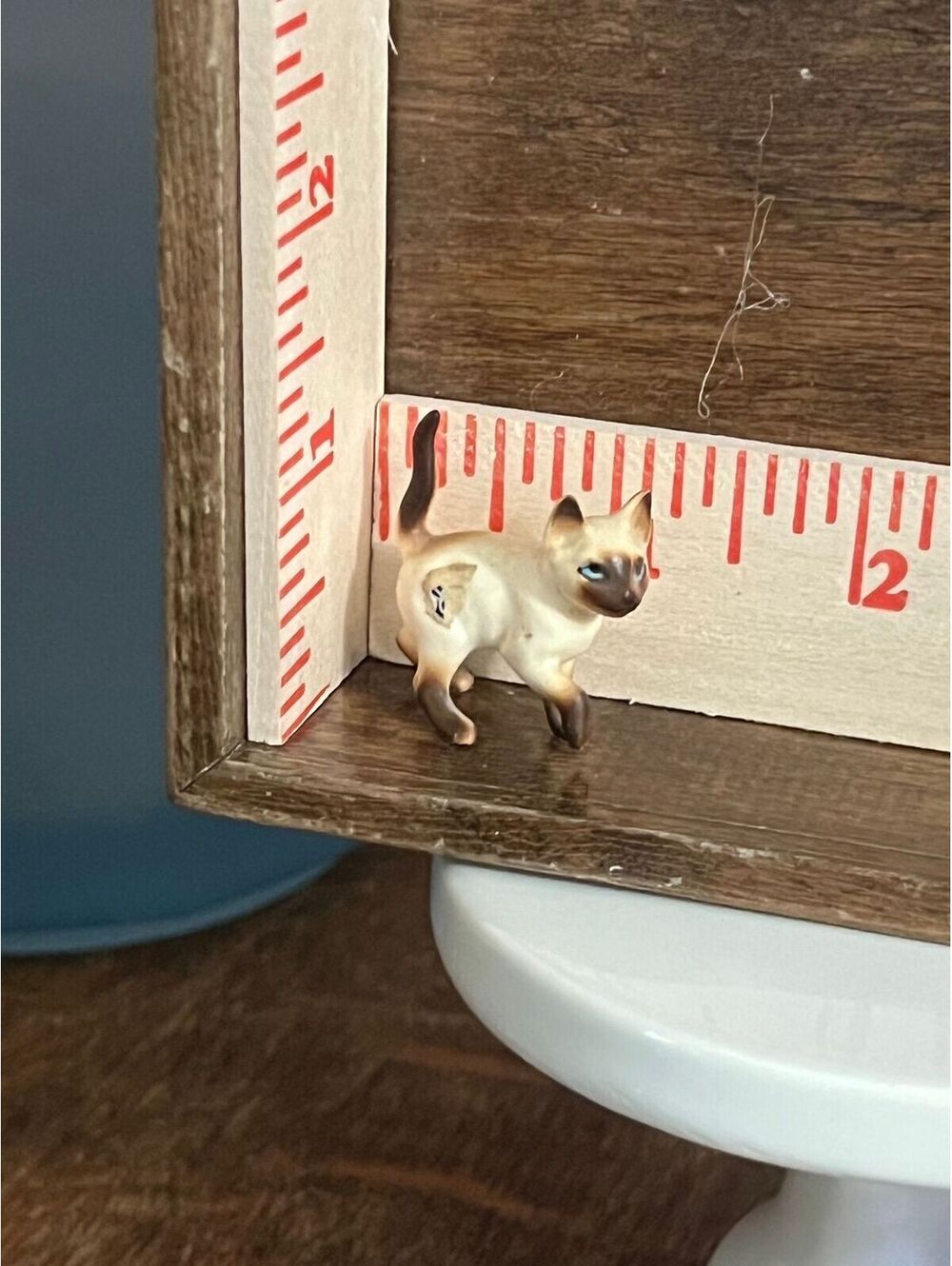 Vtg Josef Originals Porcelain Siamese Cat